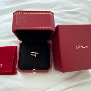 Cartier - 18K Rose Gold Juste un Clou Ring 50